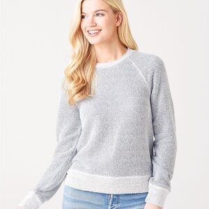 Faherty Women’s Whitewater Crew Blue Small